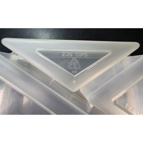 Eclipse Rectangular Divided Food Storage Thick Plastic Container - Picture 7 of 9